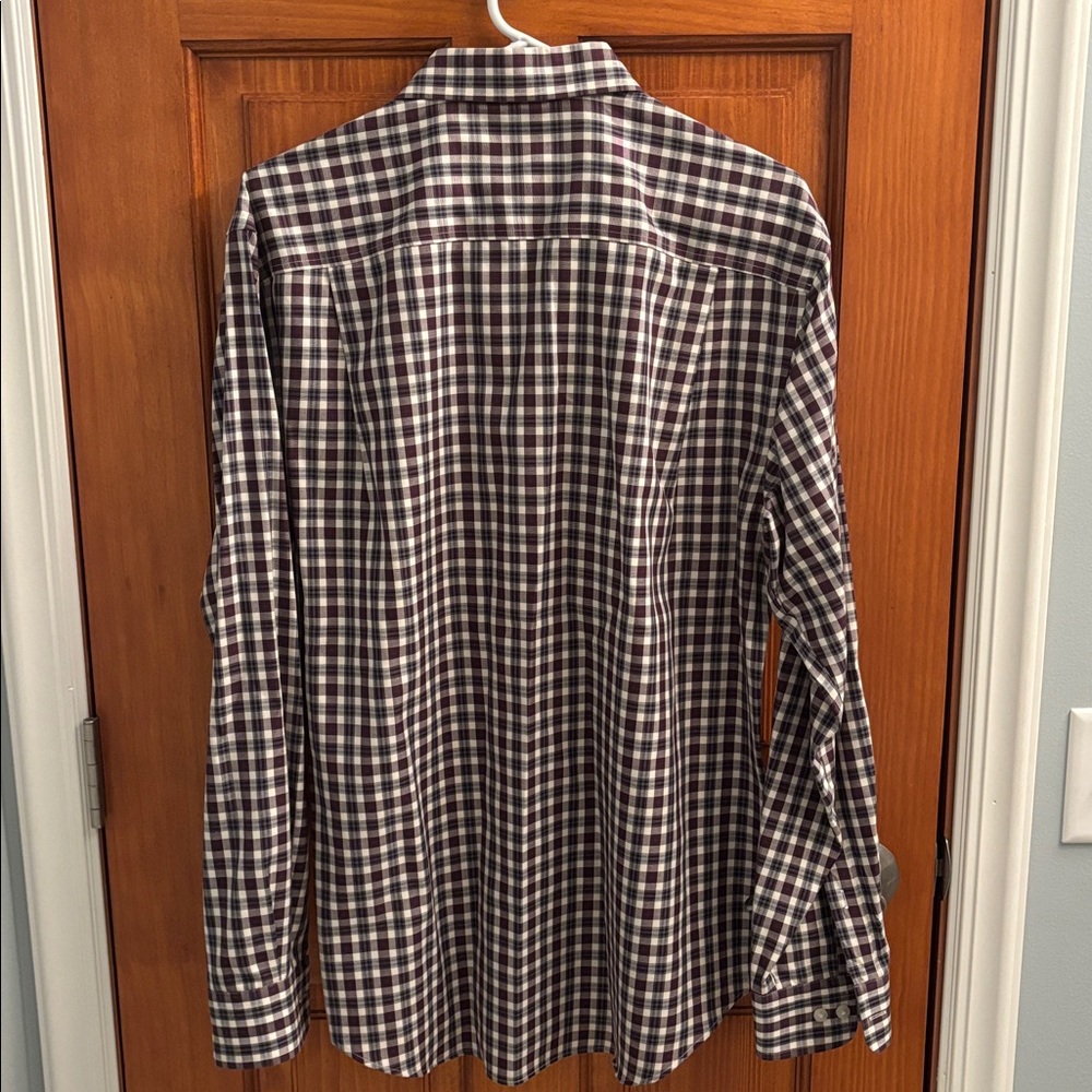 Jos. A. Banks Reserve Tailored Fit Plaid Dress Shirt - Picture 3 of 3